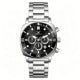 ONOLA Chronograph — Stainless Steel, Black Dial & Steel Bracelet, Men