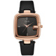 Gucci G-Frame — Rose Gold-Tone, Double G Dial & Grey Leather Strap, Women